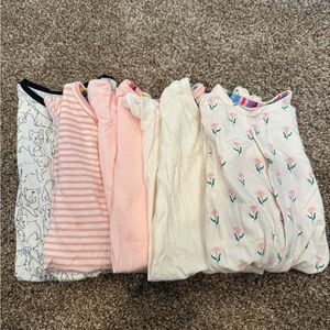 Magnetic Me Kids Pajama Set - Pink, White, and Cream